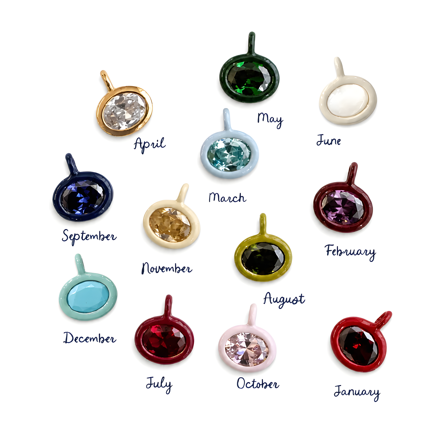 BIRTHSTONE CHARM
